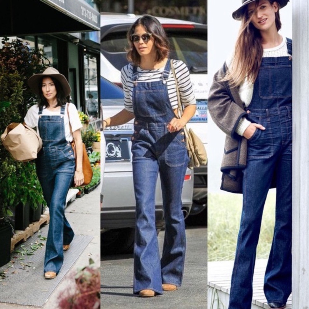 Madewell flea market flare overall